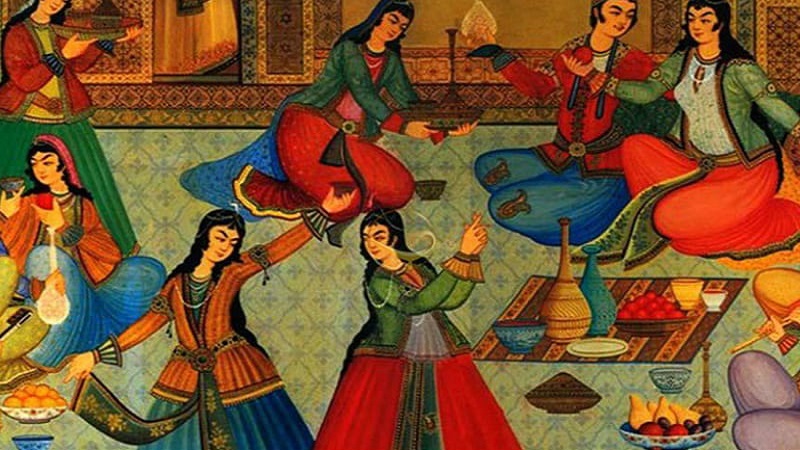 مراسم آب پاشونک در ایران باستان 